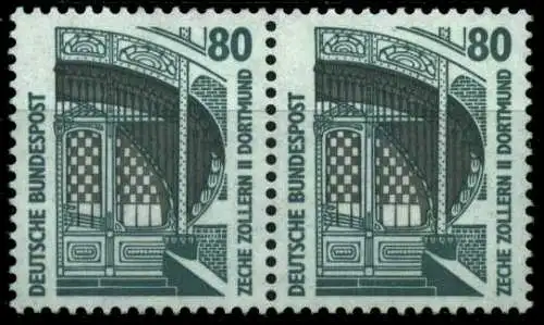 BRD DS SEHENSWÜRDIGKEITEN Nr 1342Au postfrisch WAAGR PA S50618A