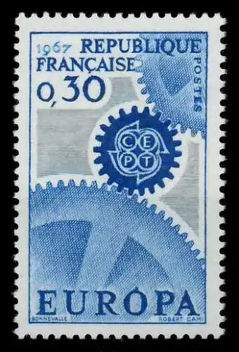 FRANKREICH 1967 Nr 1578 postfrisch SA52A0E