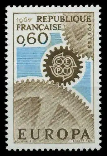 FRANKREICH 1967 Nr 1579 postfrisch SA52A12