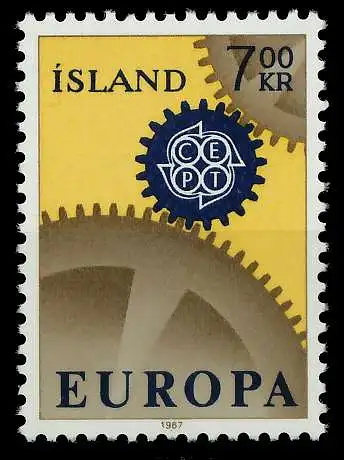 ISLAND 1967 Nr 409 postfrisch 9C84AA