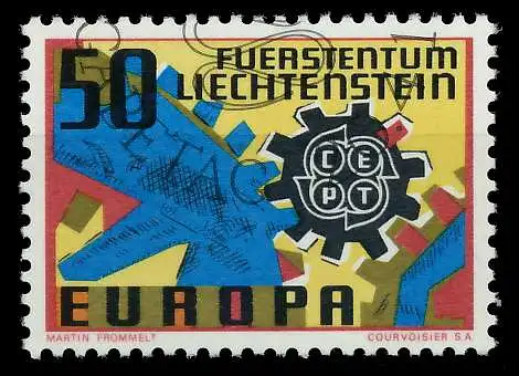 LIECHTENSTEIN 1967 Nr 474 gestempelt 9C84D2