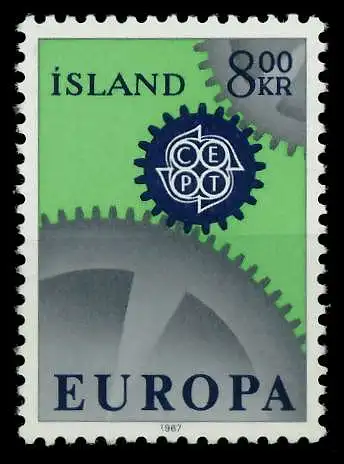 ISLAND 1967 Nr 410 postfrisch 9C84E6