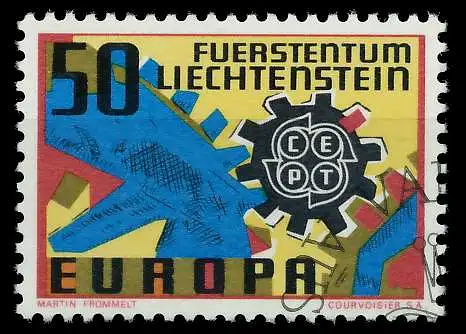 LIECHTENSTEIN 1967 Nr 474 gestempelt 9C84F2