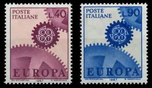 ITALIEN 1967 Nr 1224-1225 postfrisch 9C84FE