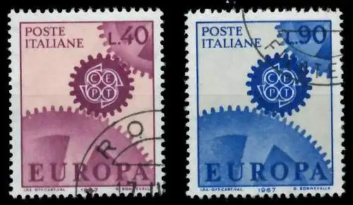 ITALIEN 1967 Nr 1224-1225 gestempelt 9C8516