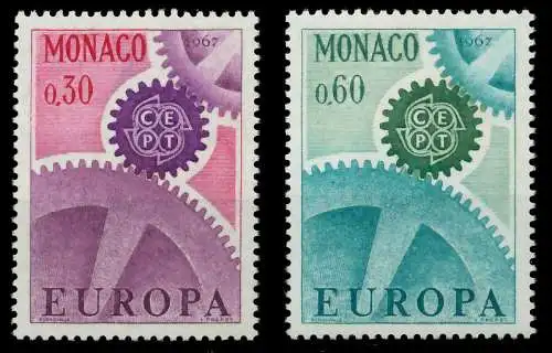 MONACO 1967 Nr 870-871 postfrisch 9C8556