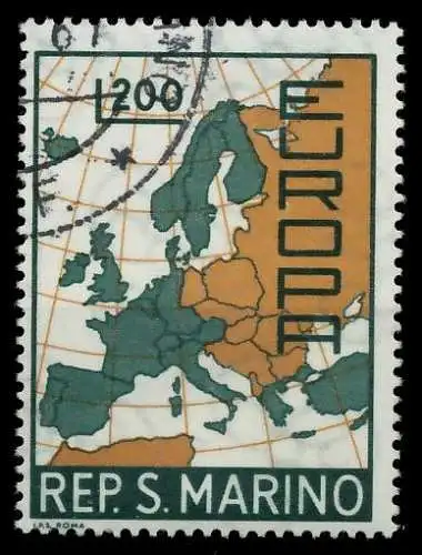 SAN MARINO 1967 Nr 890 gestempelt 9D1516