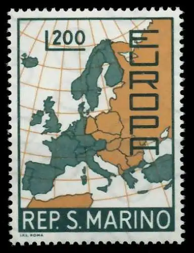 SAN MARINO 1967 Nr 890 postfrisch 9D1512