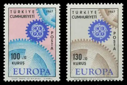 TÜRKEI 1967 Nr 2044-2045 postfrisch SA52C8A