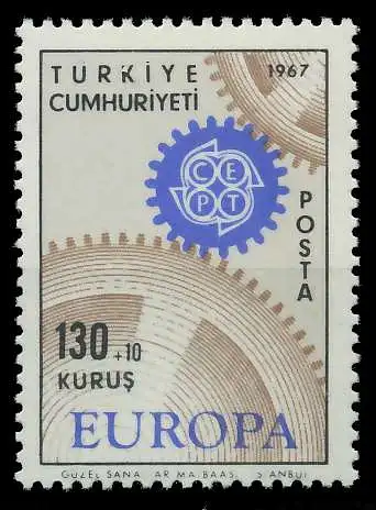 TÜRKEI 1967 Nr 2045 postfrisch SA52CAE