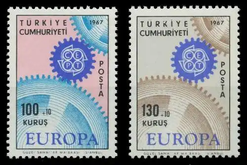 TÜRKEI 1967 Nr 2044-2045 postfrisch SA52C82