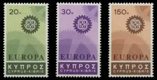ZYPERN 1967 Nr 292-294 postfrisch SA52CD6