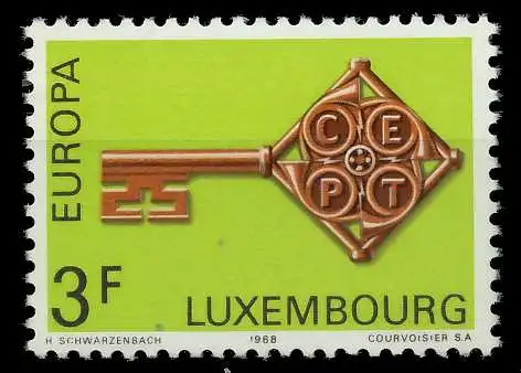 LUXEMBURG 1968 Nr 771 postfrisch SA52F2A