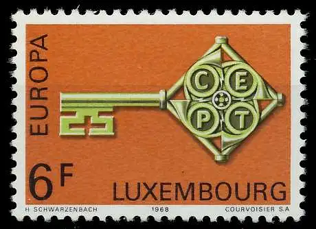 LUXEMBURG 1968 Nr 772 postfrisch SA52F32
