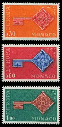 MONACO 1967 Nr 879-881 postfrisch SA52F3E