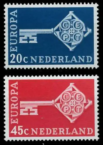 NIEDERLANDE 1968 Nr 899-900 postfrisch SA52F62