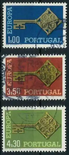 PORTUGAL 1968 Nr 1051-1053 gestempelt 9D1886
