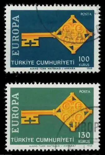 TÜRKEI 1968 Nr 2095-2096 gestempelt 9D18DE