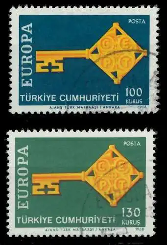 TÜRKEI 1968 Nr 2095-2096 gestempelt 9D18F2