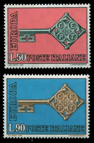 ITALIEN 1968 Nr 1272-1273 postfrisch SA53002