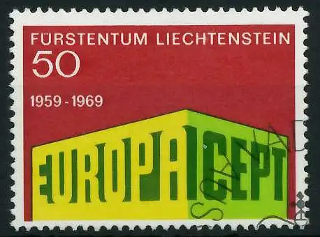 LIECHTENSTEIN 1969 Nr 507 gestempelt 9D1A96