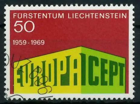 LIECHTENSTEIN 1969 Nr 507 gestempelt 9D1AA6