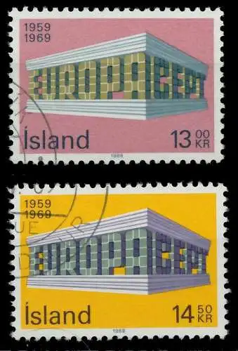 ISLAND 1969 Nr 428-429 gestempelt 9D1ABA