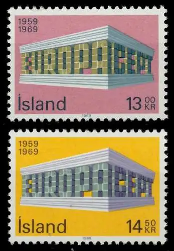 ISLAND 1969 Nr 428-429 postfrisch SA5E83E