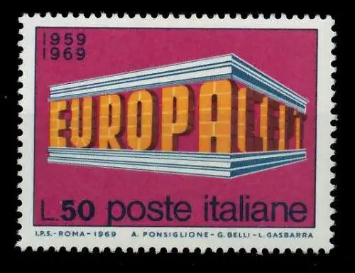 ITALIEN 1969 Nr 1295 postfrisch SA5E85A