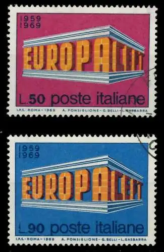 ITALIEN 1969 Nr 1295-1296 gestempelt 9D1AD2