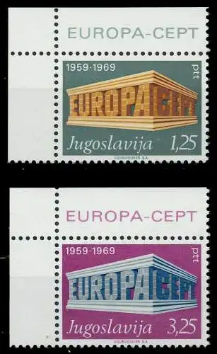 JUGOSLAWIEN 1969 Nr 1361I-1362I postfrisch ECKE-OLI 9D1B42