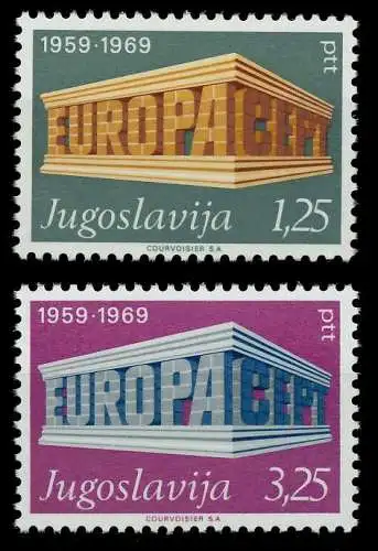 JUGOSLAWIEN 1969 Nr 1361I-1362I postfrisch SA5E8CE