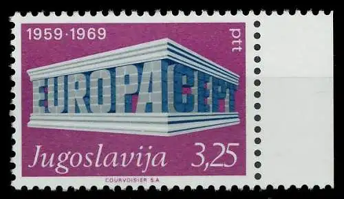 JUGOSLAWIEN 1969 Nr 1362I postfrisch SRA 9D1B4E