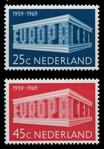 NIEDERLANDE 1969 Nr 920-921 postfrisch SA5E946