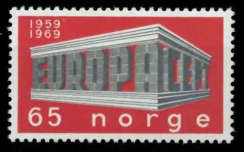 NORWEGEN 1969 Nr 583 postfrisch SA5E992