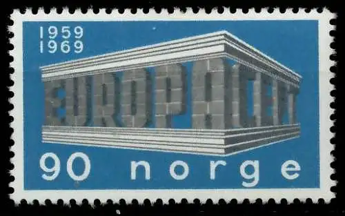 NORWEGEN 1969 Nr 584 postfrisch SA5E99A