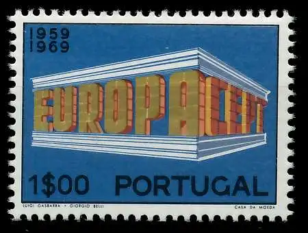 PORTUGAL 1969 Nr 1070 postfrisch 9D1C22