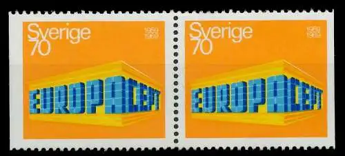 SCHWEDEN 1969 Nr 634Dl + 634Dr postfrisch WAAGR PAAR 9DBB46