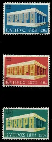 ZYPERN 1969 Nr 319-321 gestempelt 9DBBFE