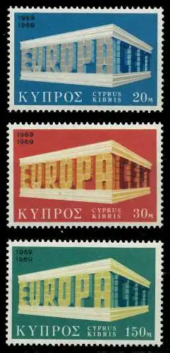 ZYPERN 1969 Nr 319-321 postfrisch SA5EAFA