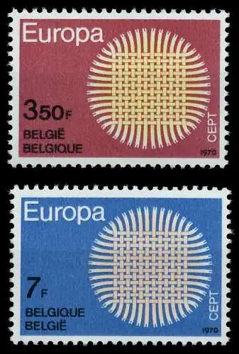 BELGIEN 1970 Nr 1587-1588 postfrisch SA5EBAA