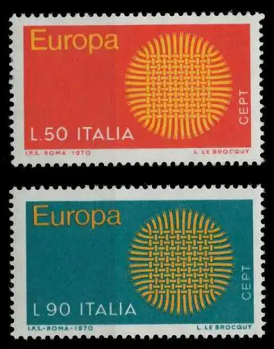 ITALIEN 1970 Nr 1309-1310 postfrisch SA5ECCE