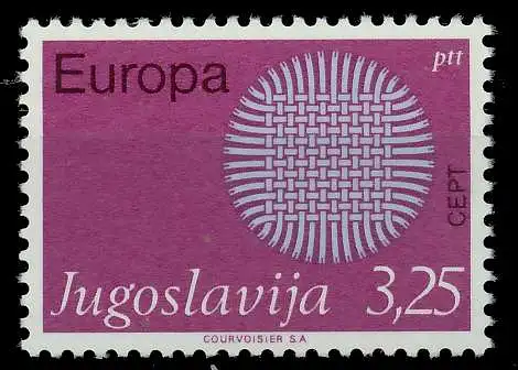 JUGOSLAWIEN 1970 Nr 1380 postfrisch SA5ED0E