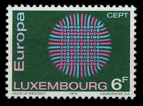 LUXEMBURG 1970 Nr 808 postfrisch FF49CA