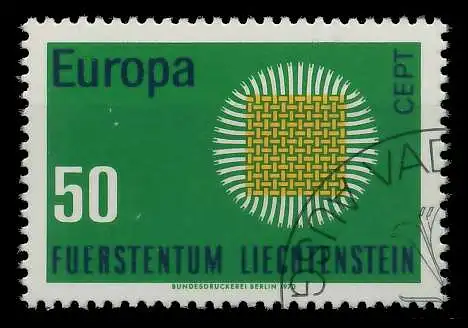 LIECHTENSTEIN 1970 Nr 525 gestempelt FF49D2