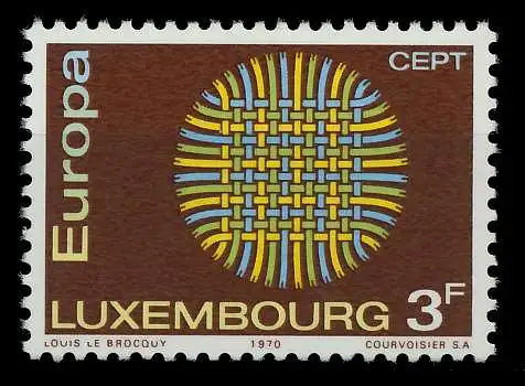 LUXEMBURG 1970 Nr 807 postfrisch FF49D6