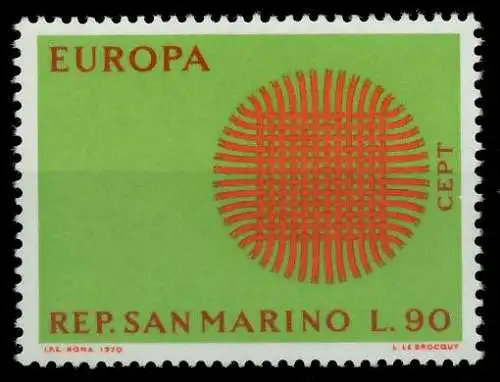 SAN MARINO 1970 Nr 955 postfrisch FFBFCA