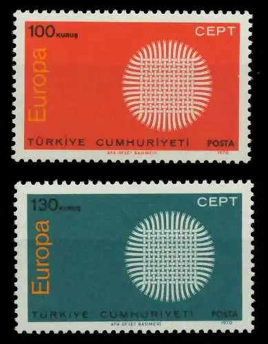 TÜRKEI 1970 Nr 2179-2180 postfrisch SA6EAAE
