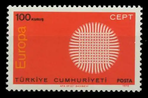 TÜRKEI 1970 Nr 2179 postfrisch FFC056