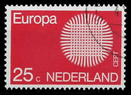 NIEDERLANDE 1970 Nr 942 gestempelt FFC0AA